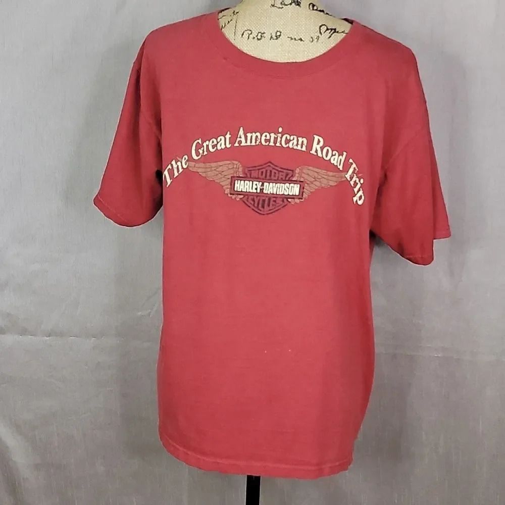 HARLEY DAVIDSON The Great American Road Race Shirt‎